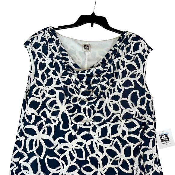 Anne Klein Sheath Dress  Cowl Sleeveless Career - Picture 5 of 10